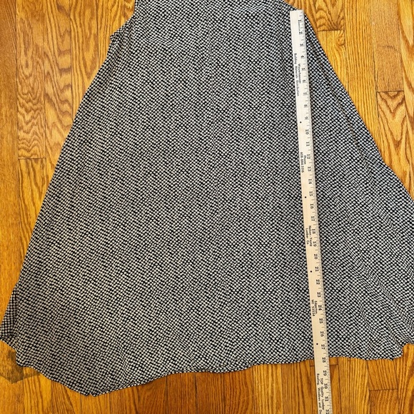 Eileen Fisher A-Line High Neck Polka Dot Swing Dress 100% Silk Women’s Size XXS - Picture 13 of 13